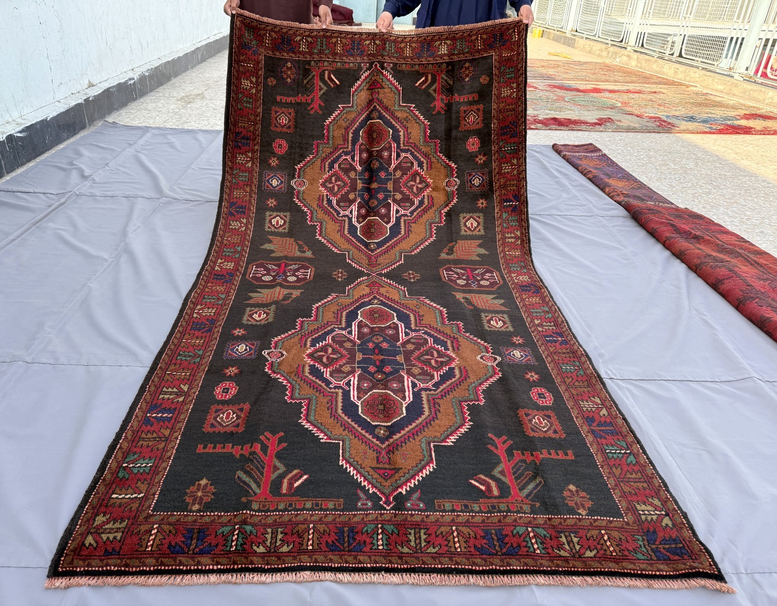 Fine Hand Knotted Afghan Baluchi Rug 5x8 Antique Persian Style Oriental Carpet gallery