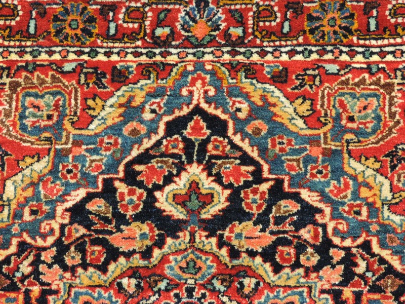 2x3ft. Handmade Antique Sarouk Wool Rug gallery