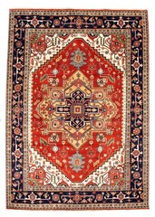 Vintage Hand-Knotted Area Rug 9’7″ x 13’8″ Traditional Oriental Wool Carpet