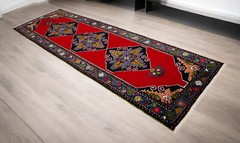 Handmade Rug, Antique Rug, Turkish Runner Rug, Tribal Rug, Wide Runner, 4 x 12