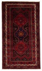 Vintage 4’2″ x 7’3″ Traditional Hand Knotted Vegetable Dye Wool Area Rug