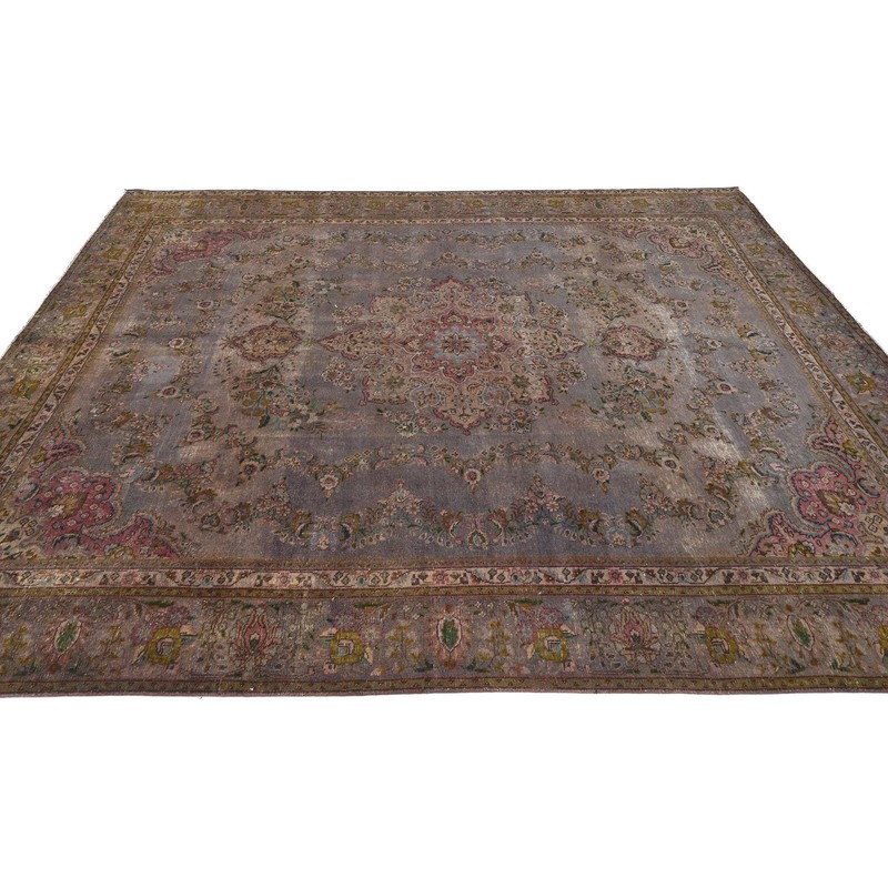 9'3" x 11'10" Elowen Vintage Hand-Knotted Wool Area Rug gallery