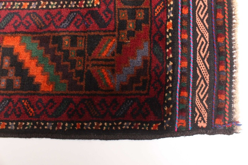 Vintage Hand-Knotted Area Rug 3'8" x 6'7" Traditional Oriental Wool Carpet gallery
