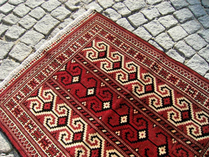 Fabulous Antique Rare Rug 31'' x 37'' Turkoman Tribal Small Yomud Rug Area Rug gallery