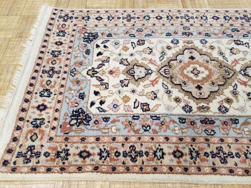 2.6x4 INDO KIRMAN HAND WOVEN 100% WOOL ORIENTAL RUG VERY FINE gallery