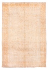 Vintage Hand-Knotted Area Rug 6’5″ x 10’0″ Traditional Oriental Wool Carpet