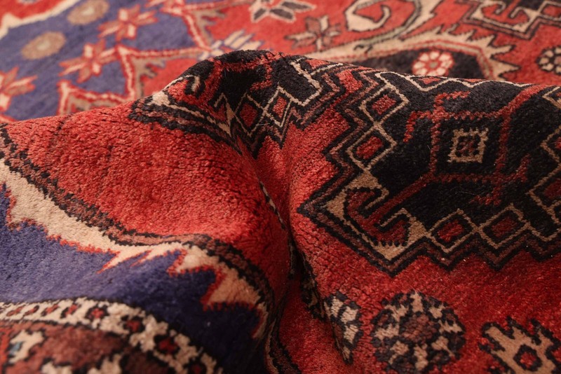 Vintage Hand-knotted Runner Rug 3'7" x 8'2" Traditional Oriental Wool Carpet gallery