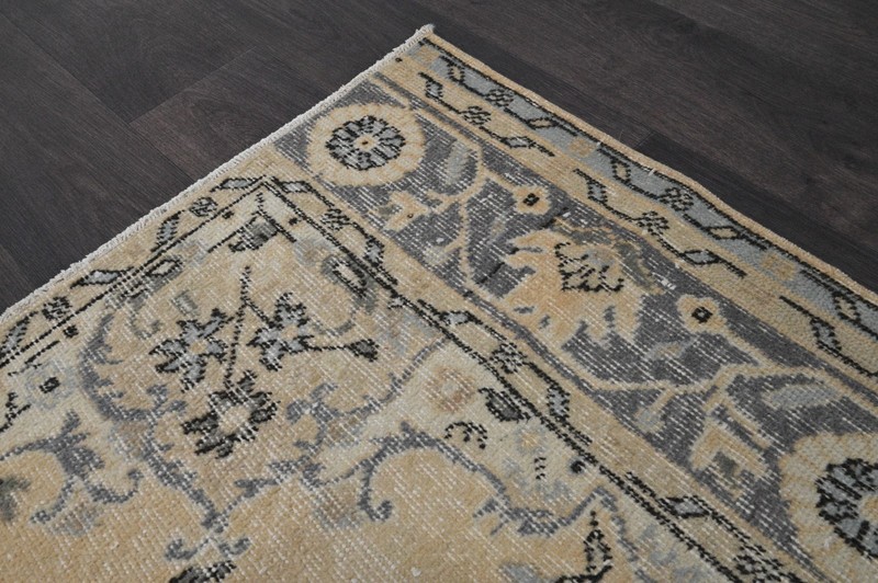 Oushak Turkish Vintage Rug 6x8 Kilim Rug Anatolian Handmade Boho Decor TAN gallery