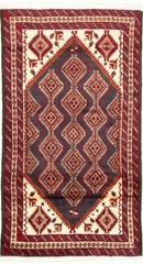 Vintage 3’3″ x 5’11” Traditional Hand Knotted Vegetable Dye Wool Area Rug
