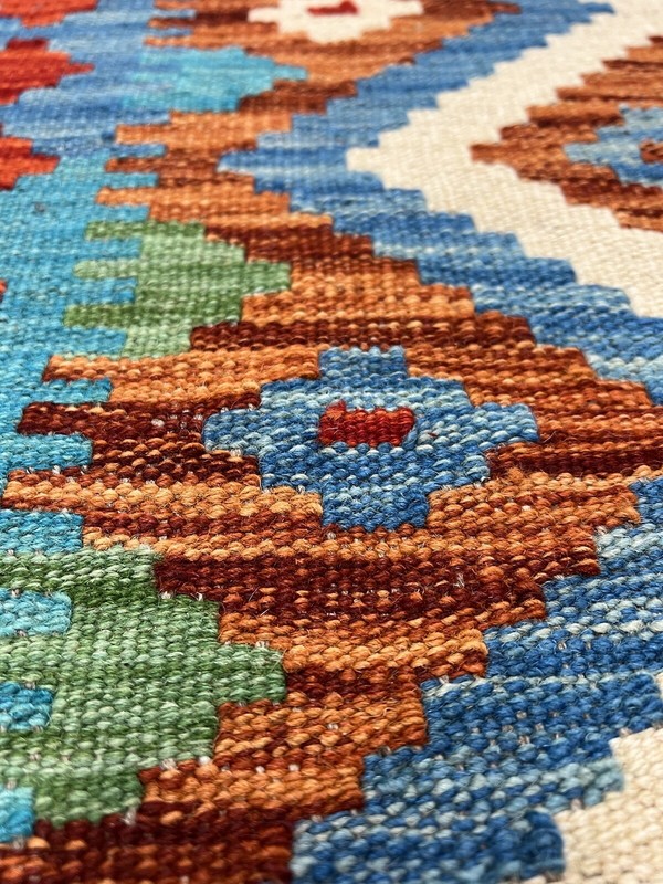 Vintage Kilim Traditional Hand Made Oriental Wool Kilim 5ftx3.2ft 149cmx100cm gallery