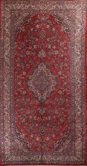 Vintage Floral Hamedan Traditional Hand-knotted Palace Size Rug Area Carpet 9×18