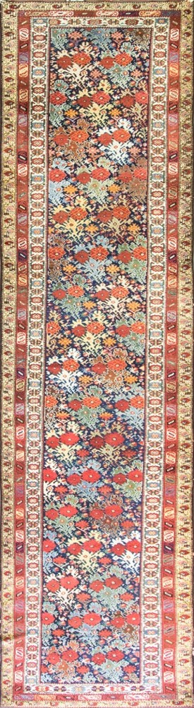 Antique Oriental Runner Bakhtiari , 3'6" × 15'2" , #16263