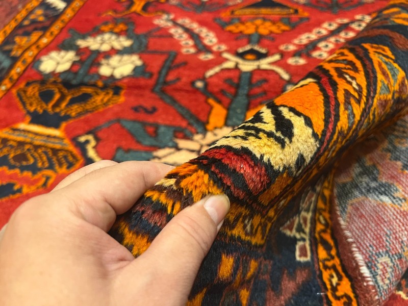 130 X 200 COLLECTORS' ITEM Antique Natural Vegetable Dye Caucasus Shirvan Carpet gallery