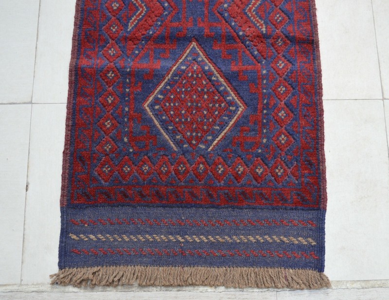 2 x 8'11 ft Handmade afghan tribal mushvani wool runner rug, hallway runner rug gallery