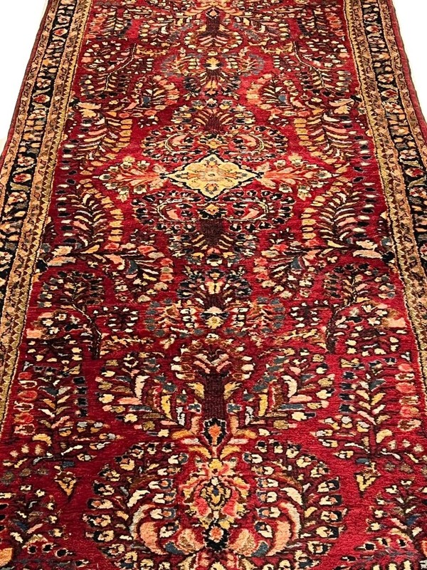 Hand Knotted Antique sarouk 2'5'' X 6'3'' gallery