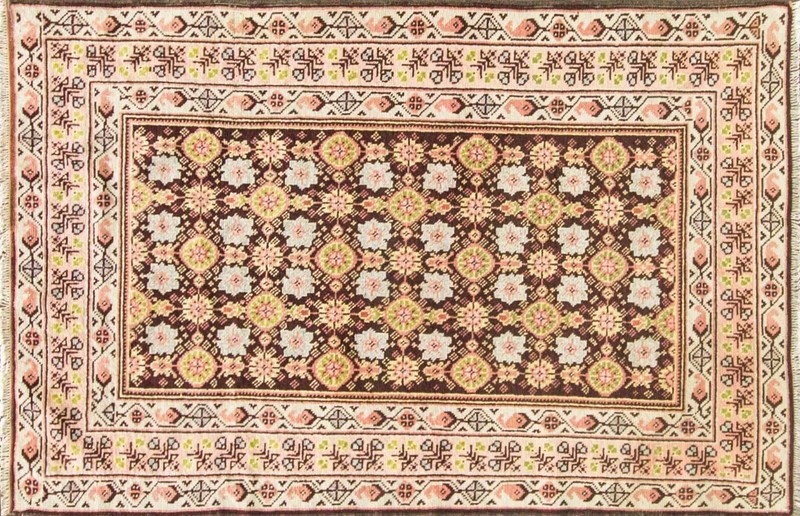3'9" x 6'2" Unusual Old Caucasian Rug, Great Colors.#16812 AS IS gallery