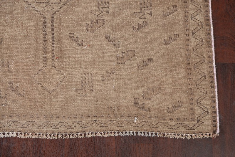 Antique Muted Distressed Hand-knotted Traditional Evenly Low Pile Area Rug 5'x7' gallery