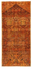 Vintage 3’4″ x 7’4″ Traditional Hand Knotted Vegetable Dye Wool Area Rug