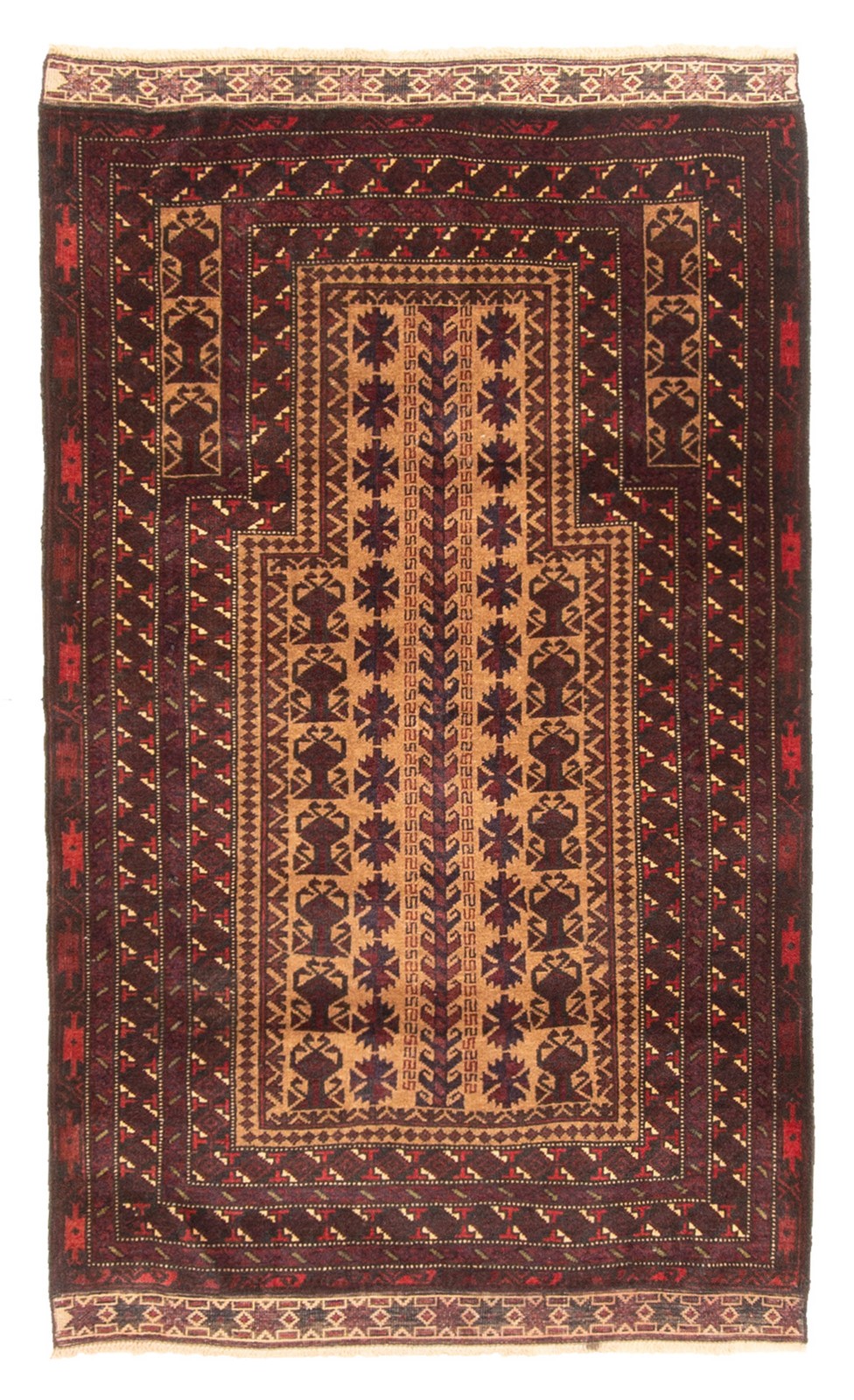 Vintage Traditional Hand-Knotted Area Rug 2'10" x 4'9" Oriental Wool Carpet gallery