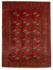 Vintage 3’2″ x 4’3″ Traditional Hand Knotted Vegetable Dye Wool Area Rug