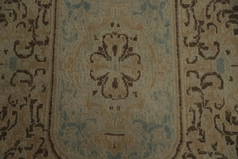 Traditional Geometric Area Rug 10x12 Vegetable Dye Handmade Wool Vintage Carpet gallery