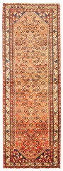 3’3″ x 9’6″ Vintage Hand-knotted Runner Rug Traditional Oriental Wool Carpet