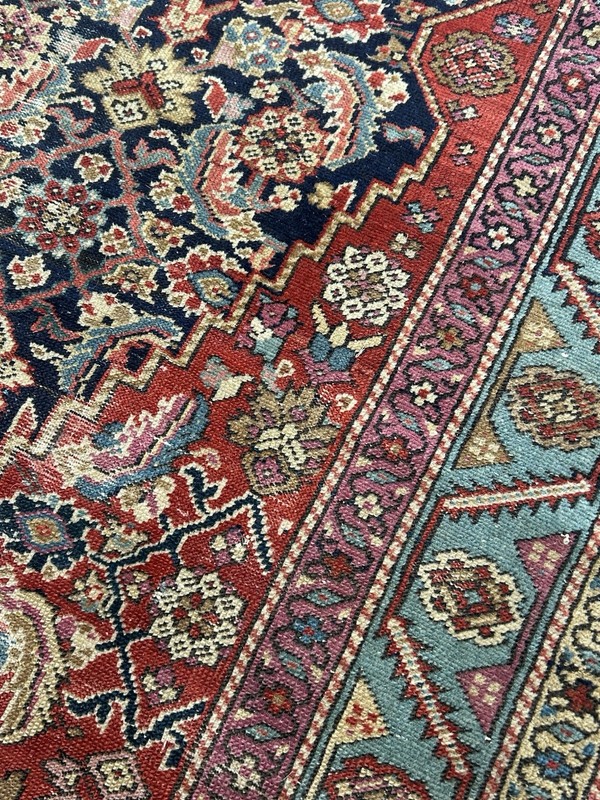 Impossibly Fine Antique Malayer Rug Circa 1900 All Vegetable Dyes 5’5 X 16 gallery