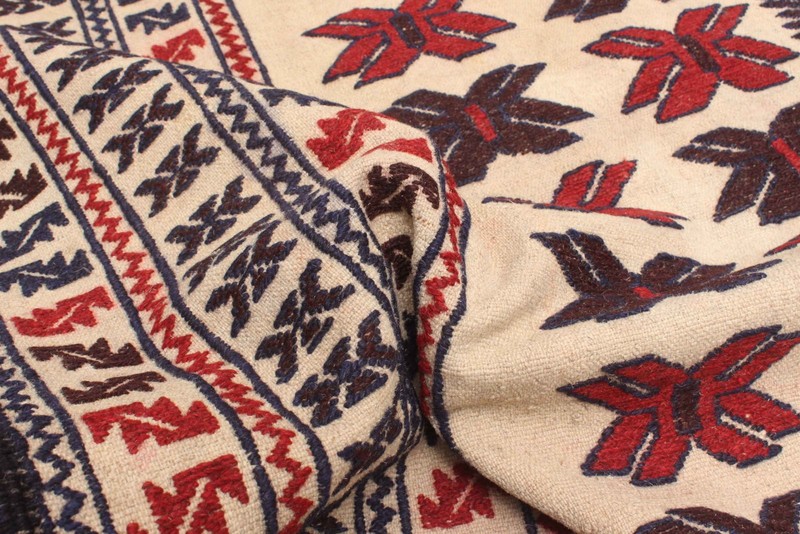 Vintage Hand Woven Area Rug 4'1" x 6'1" Traditional Wool Oriental Carpet gallery