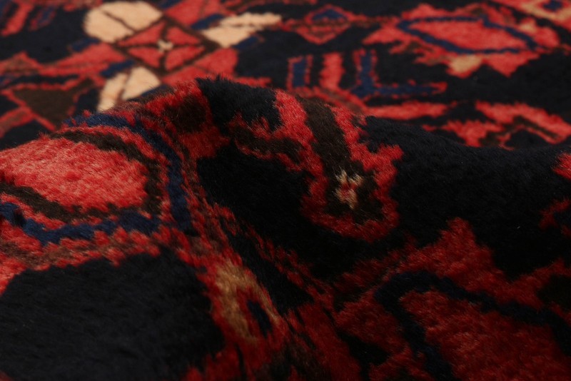 3'8" x 9'11" Vintage Hand-knotted Runner Rug Traditional Oriental Wool Carpet gallery