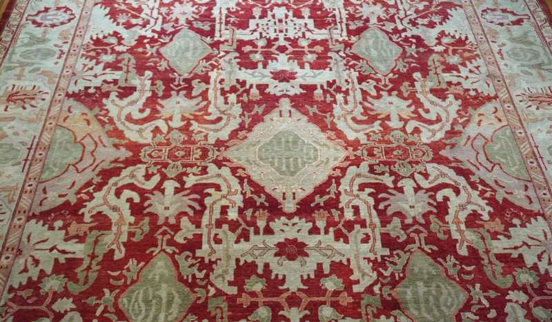 11'5" x 16' Excellent Herizz Hand Knotted Wool India Large Oriental Rug gallery