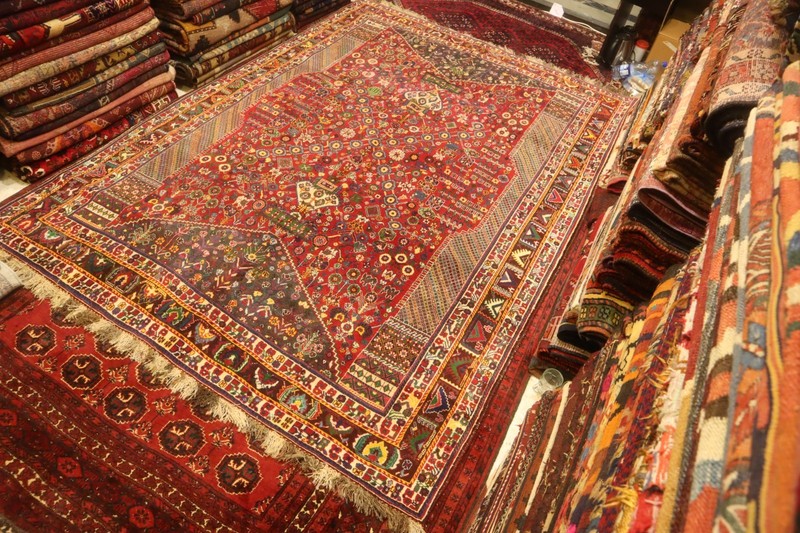 COLLECTORS' ITEM Antique Tribal Kazak Carpet gallery