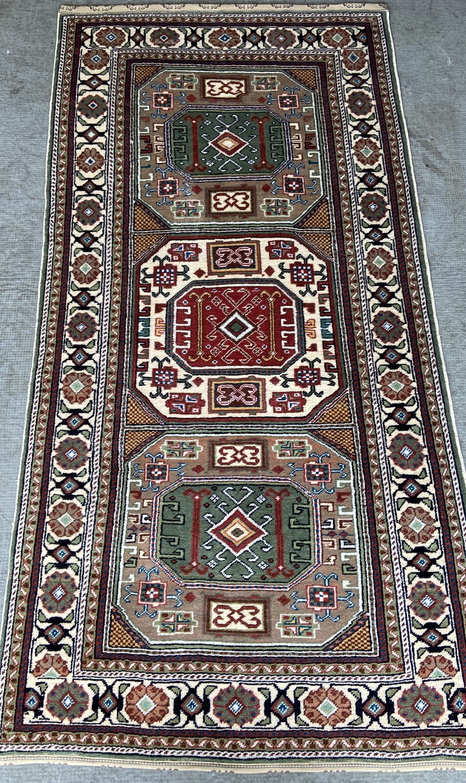 6.5x3.2 FT Handmade Perssian Wool Rug ⚫ FREE SHIPPING ⚫ gallery