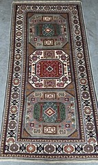 6.5×3.2 FT Handmade Perssian Wool Rug ⚫ FREE SHIPPING ⚫