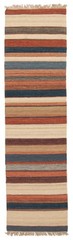 Vintage Hand Woven Area Rug 1’10” x 6’9″ Traditional Wool Oriental Carpet