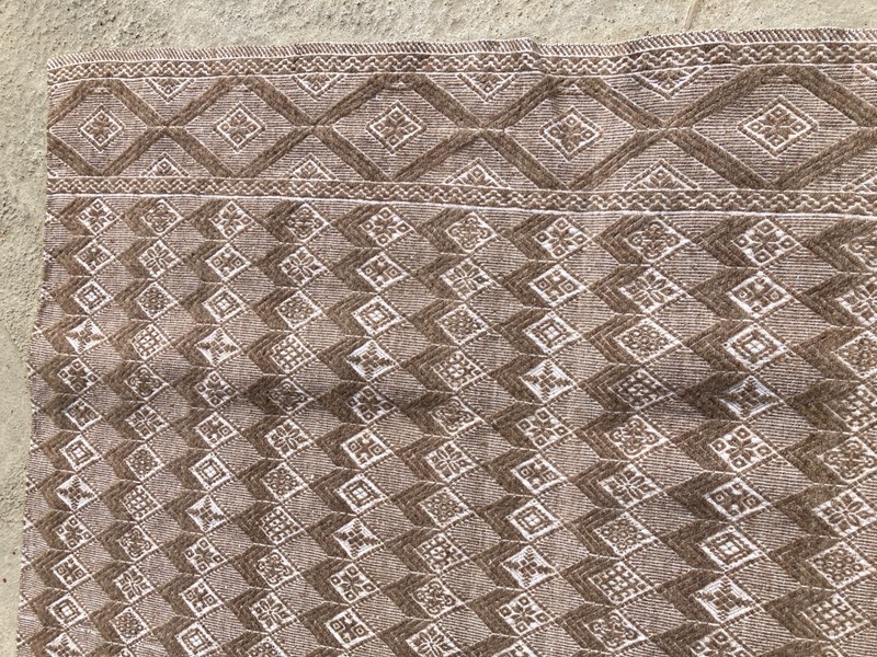 Vintage Handmade Beautiful Multicolor Kilim Rug Carpet 201x158 cm gallery