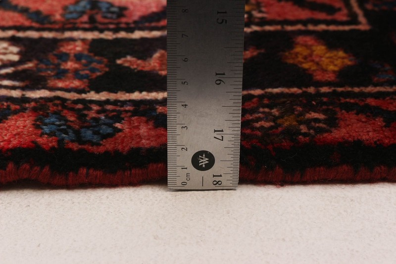 Vintage Red Traditional 4'5" x 6'8" Hand-Knotted Oriental Wool Area Rug gallery