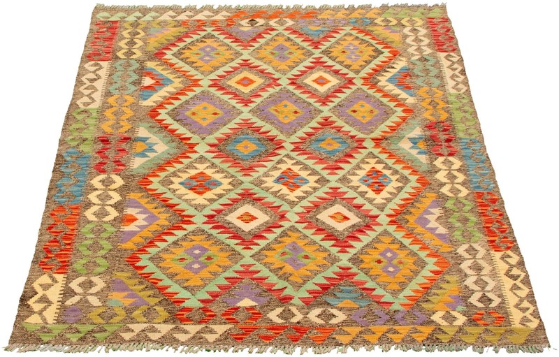 Vintage 4'10" x 6'4" Traditional Wool Hand Woven Oriental Area Rug gallery