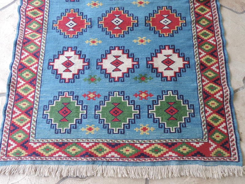 4x6ft. Handloomed Turkish Shirvan Kilim Wool Rug gallery