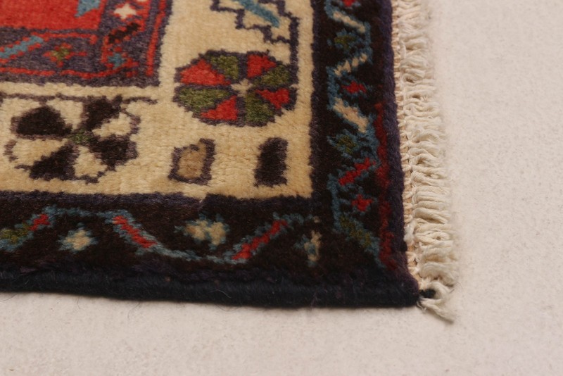 3'3" x 9'10" Vintage Hand-knotted Runner Rug Traditional Oriental Wool Carpet gallery