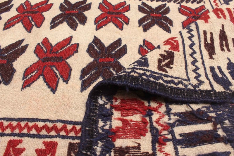 Vintage Hand Woven Area Rug 4'1" x 6'1" Traditional Wool Oriental Carpet gallery
