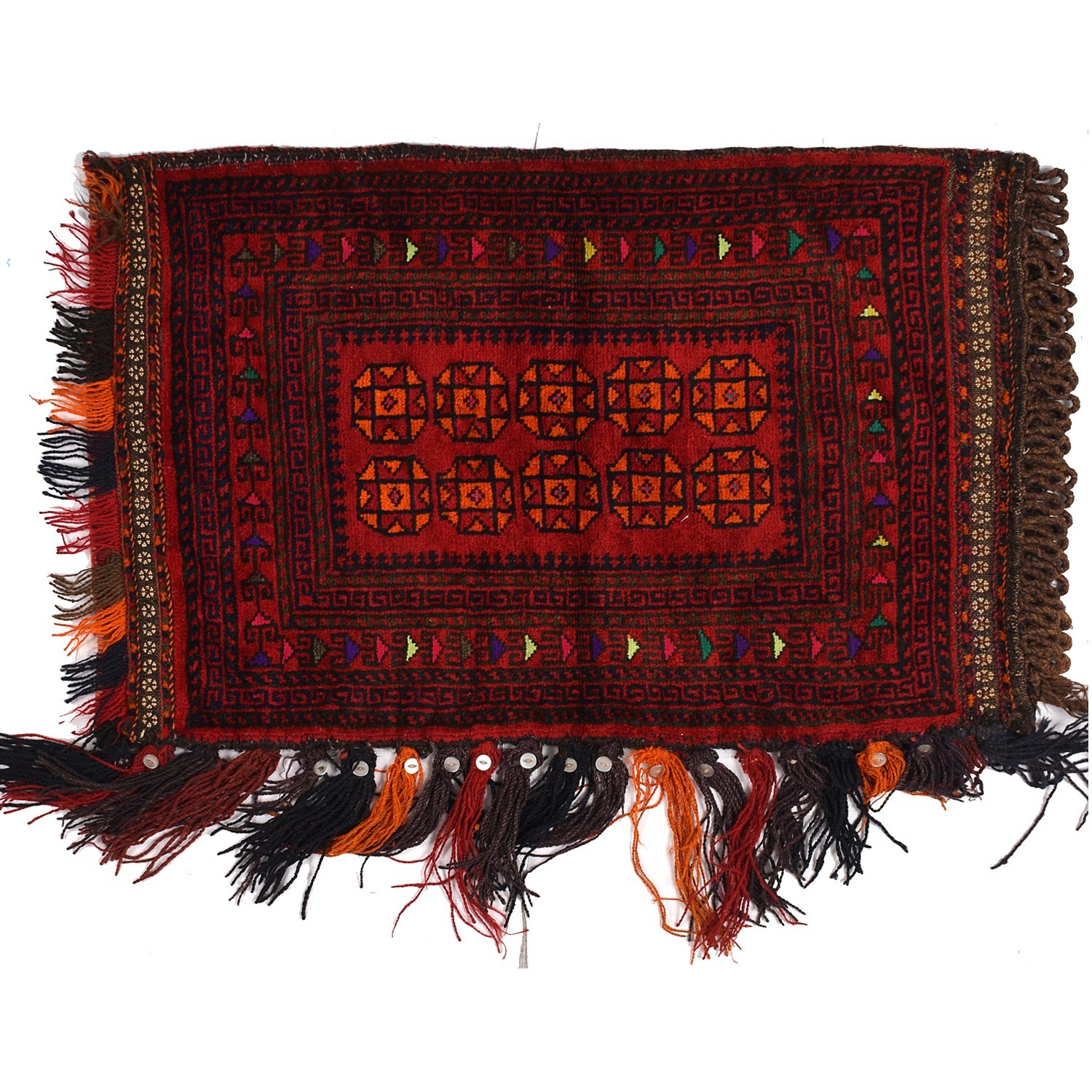 Handwoven Tribal Balisht Decor 3.2x2 ft gallery