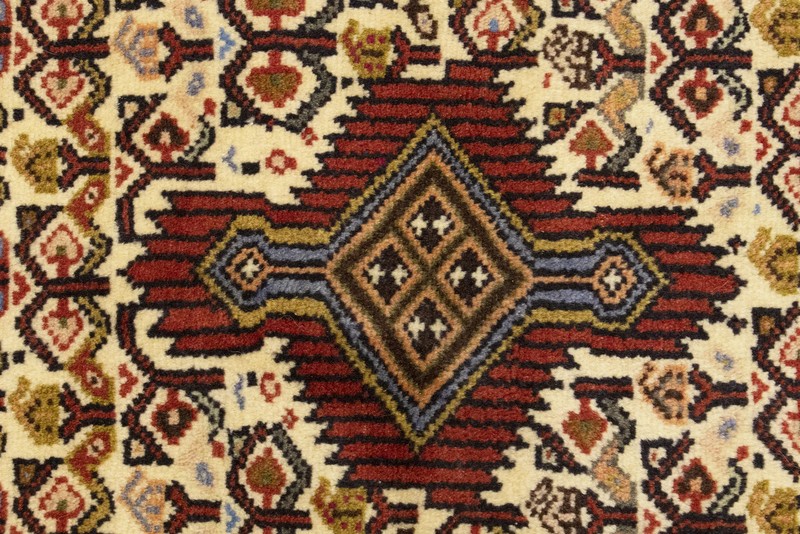 Vintage Handmade Wool Oriental Rug Tribal Geometric Style Boho Carpet 2'2X3'5 ft gallery