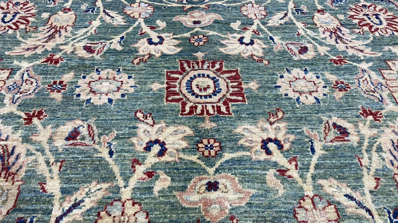 5x10ft Living Room Rug from Turkey | Hand-Knotted Turkish Oushak Rug gallery