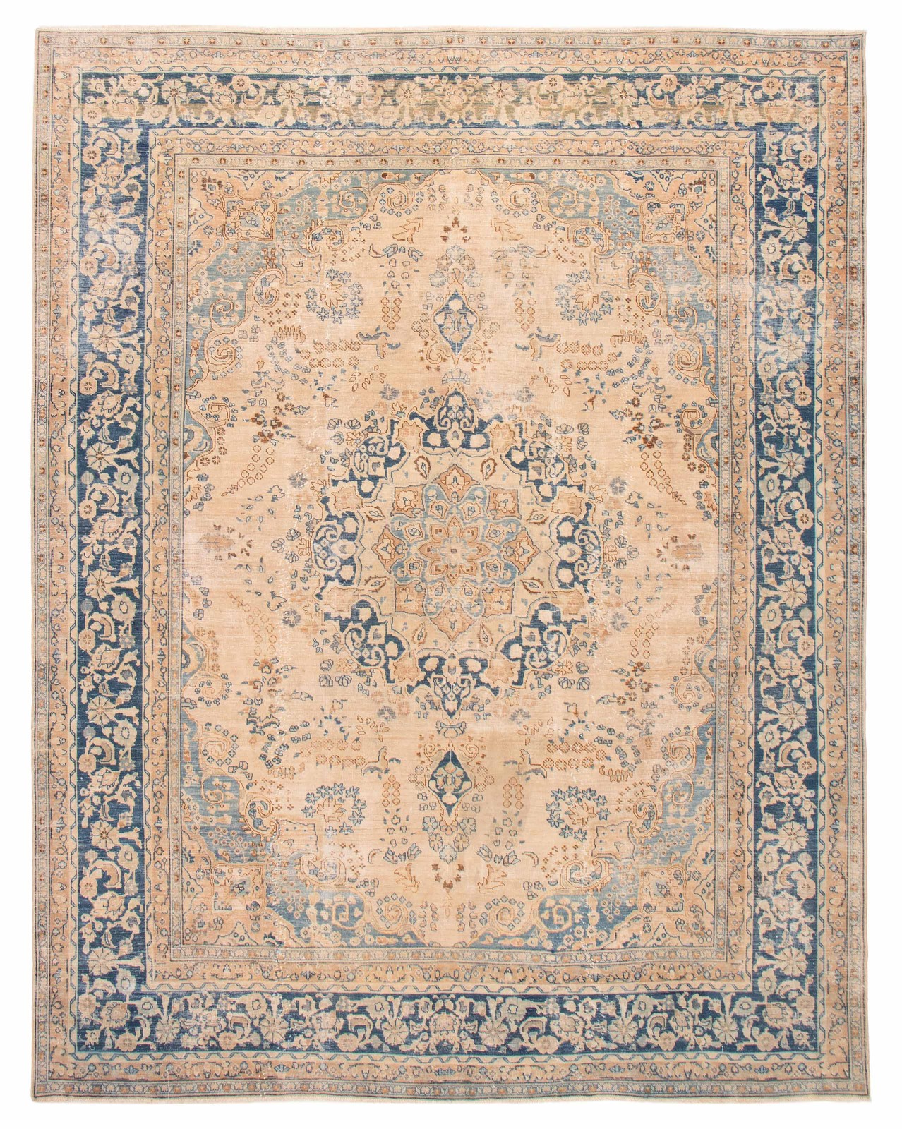 Traditional Vintage Hand-Knotted Area Rug 9'8" x 12'2" Oriental Wool Carpet gallery