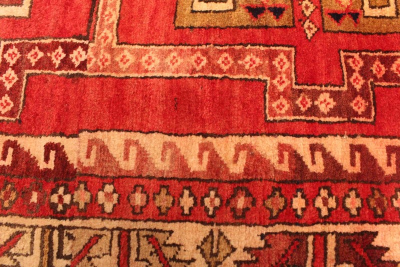 3'5" x 9'2" Vintage Hand-knotted Runner Rug Traditional Oriental Wool Carpet gallery
