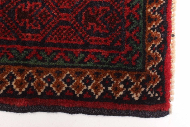 Vintage Hand-Knotted Area Rug 2'11" x 4'8" Traditional Oriental Wool Carpet gallery