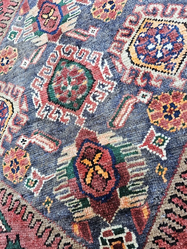 3.3 x 7.6 ANTIQUE KAZAK VINTAGE HERIZ RUG CAUCASIAN SERAPI OUSHAK KAZAK SHIRVAN gallery