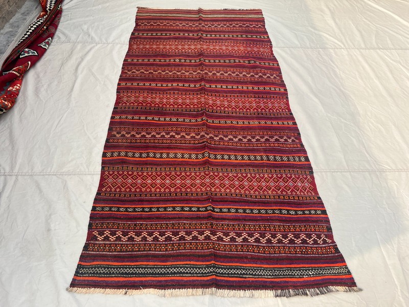 COLLECTORS ITEM 9.5 X 4.5 ft Antique Maldari Beluch Nomad Full Embroidery Sistan gallery