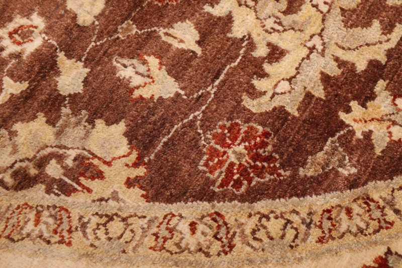 Vintage 9'1" x 8'11" Traditional Hand Knotted Vegetable Dye Wool Area Rug gallery