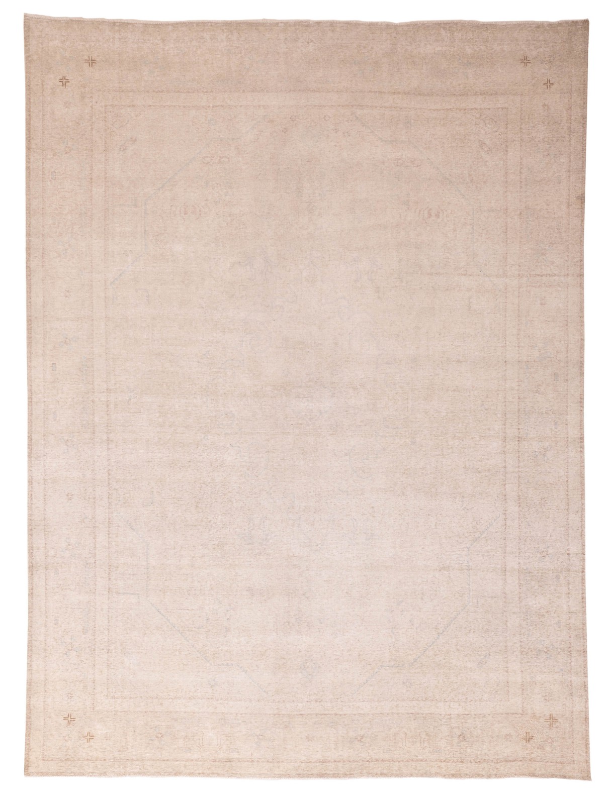 Vintage 9'6" x 12'8" Traditional Hand Knotted Vegetable Dye Wool Area Rug gallery